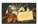 Every Blessing, Victorian Snowdrops Giclee Print