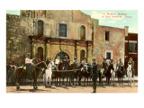 Hold-Up Re-enactment, Alamo, San Antonio, Texas Giclee Print