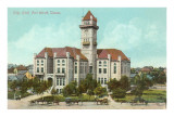 City Hall, Fort Worth, Texas Giclee Print