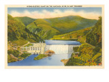 Hydro-Electric Plant, Watauga River, Tennessee Giclee Print