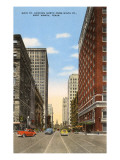 Main Street, Fort Worth, Texas Poster