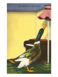 Piano Playing Duck Posters