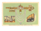 Jeweled Key, Everts Company, Dallas, Texas Giclee Print