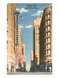 Seventh Street, Fort Worth, Texas Prints