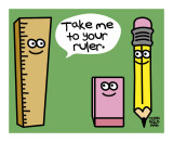 Take Me To Ruler Lámina giclée por Todd Goldman Take Me To Ruler Lámina giclée por Todd Goldman