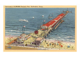 Pleasure Pier, Galveston, Texas Prints