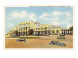 Train Station, Houston, Texas Giclee Print