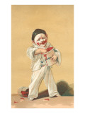 Baby Clown with Jam Jar Giclee Print