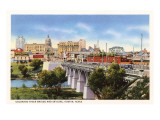 Colorado River Bridge, Austin, Texas Prints