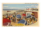 Stewart Beach Park, Galveston, Texas Giclee Print