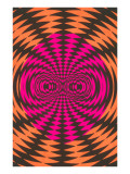 Op Art Psychedelic Pattern Prints