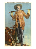 Buffalo Bill with Saddle and Rifle Giclee Print