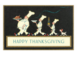 Happy Thanksgiving, Procession of Chefs Prints