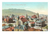 Residential District, El Paso, Texas Giclee Print