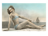 Bathing Beauty on Shore Posters