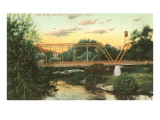Mill Bridge, San Antonio, Texas Prints