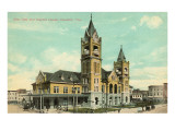 City Hall and Market House, Houston, Texas Giclee Print