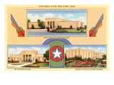 Views of Public Buildings, Dallas, Texas Giclee Print