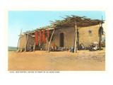 Chili Ristras Drying by Adobe House Posters