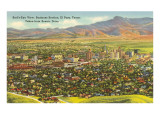 View over Business District, El Paso, Texas Giclee Print