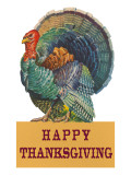 Happy Thanksgiving, Angry Turkey Giclee Print