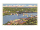 Walnut Street Bridge, Chattanooga, Tennessee Posters