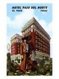 Hotel Paso del Norte, El Paso, Texas Giclee Print
