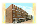 Texan Hotel, Austin, Texas Giclee Print