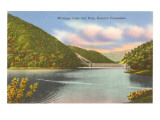 Watauga Lake and Dam, Eastern Tennessee Giclee Print