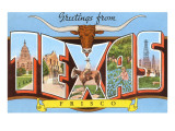 Greetings from Frisco, Texas Posters