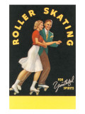 Forties Roller Skating for Youthful Spirits Prints