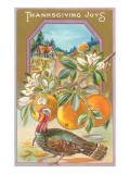 Thanksgiving Joys, Turkey and Apples Posters