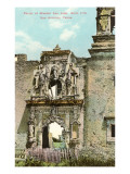 Portal of Mission San Jose, San Antonio, Texas Prints