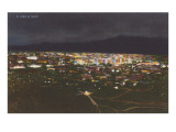Night, El Paso, Texas Giclee Print