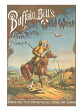 Buffalo Bill's Wild West Show Poster, Scout on Horse Photo