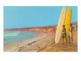 Surfers Checking Out Waves Posters