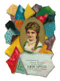 Girl and Old-Fashioned Quilt reproduction procédé giclée