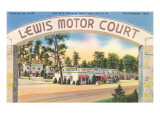Lewis Motor Court, Chattanooga, Tennessee Poster