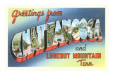 Greetings from Chattanooga, Tennessee Print