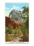 Great White Throne, Zion National Park, Utah Lámina giclée