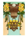 Art Nouveau April, Taurus Giclee Print
