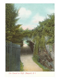 Tunnel in Cliff Walk, Newport, Rhode Island Posters