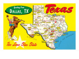 Greetings from Dallas, Texas Prints