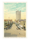 Austin Street, Waco, Texas Giclee Print