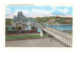 Ohio River Bridge, Huntington, West Virginia Prints