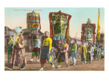 Parade of Tongs, Chinatown, San Francisco, California Posters