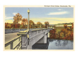 Davenport Street Bridge, Rhinelander, Wisconsin Poster