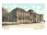 Museum and Library, Milwaukee, Wisconsin Giclee Print