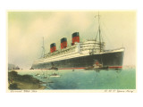 Cunard Ocean Liner RMS Queen Mary Posters