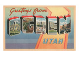 Greetings from Ogden, Utah Prints